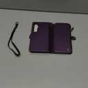 Defencase for Samsung Galaxy S25+/ S25 Plus Magnetic Wallet Case Compatible with Magsafe with RFID Blocking Zipper & Card Holder, PU Leather Detachable Phone Case for Galaxy S25+/ Plus 6.7", Purple