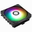 Thermalrlght AXP120-X67 Black ARGB Low Profile CPU Air Cooler with Quite 120mm TL-C12015B-S PWM Fan, 6 Heat Pipes, 67mm Height, for AMD AM4 AM5/Intel LGA 1700/1150/1151/1155/1200/2011/2066