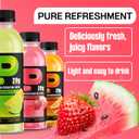 Protein2o Hydration Drink - 2-in-1 Liquid Clear Whey Protein Isolate and Electrolyte Drink - 20g Protein, Vitamins B5, B6 - Post-Workout Recovery - 16.9 Fl Oz - 12 Count Strawberry Watermelon