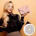 PAGOW Rhinestone Shoe Laces, Glitter Bling ShoeLaces for Sneakers, Crystal Diamond Rope Shoelaces, Round Shoe Strings (120cm, 2 Pairs-ab Color)