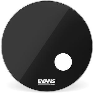 Evans EQ3 Resonant Black Bass Drum Head, 22 Inch