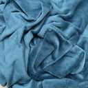 H.VERSAILTEX Stretch Velvet Loveseat Covers for 2 Cushion Couch Covers for Living Room Sofa Covers Slipcovers with Non Slip Straps Bottom, Ultra Thick Comfy Velour (Width 58"-72", Deep Teal)