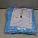 Disposable Isolation Gowns - PPE Gowns Disposable - Knee-Length, Non-Woven, Fluid-Resistant Gowns, Latex Free (10, XL-Blue)