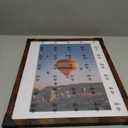 Wood 15x19 Picture Frame with 11x17 Mat Deep Brown, Display 11x17 with Mat or 15x19 Without Mat, Wood 15 by 19 Photo Frame, 15 x 19 Frame for Wall Hanging Display, Deep Brown