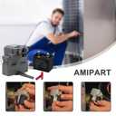 2319792 W10197428 W10189190 TSD2 Refrigerator Start Device Compressor Run Capacitor W10662129 Fit for Whirlpool Kenmore Refrigerator Freezer,241527803 241941003 2255198,12vf-AMI PARTS