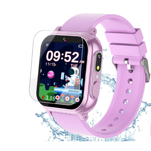 Kids Smart Watch Girls Gifts Age 3-12, Waterproof Watch for Kids with 32 Games, Dual Camera, Touch Screen, Alarm Clock, Music Player, Pedometer Birthday Gift Toys for Girls Ages 5 6 7 8 9 10 (Purple)