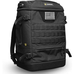 Tactical Carry On Backpack – Max Airline Size, 3 TSA Locks, Laptop Compartment & Cordura Fabric