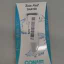 Conair Body and Facial Hair Removal for Women, Cordless Electric Dual Foil Shaver & Trimmer, Perfect for Face, Ear/ Nose, Eyebrows, Legs, and Bikini Lines