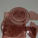 Rotating Makeup Organizer, DIY 8 Adjustable Layers 360 Spinning Skincare Organizers, Makeup Storage Carousel Tower with Brush Holder & Perfume Trays, Cosmetic Display Case for Vanity Bathroom (Clear Pink)