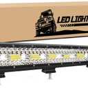 Nilight LED Light Bar 37Inch 780W Triple Row Flood Spot Combo 78000LM Driving Work Light Off-Road Lighting for Trucks Pickup Car Golf Cart SUV ATV UTV 4x4 Van Camper Boat