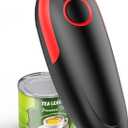 Electric Can Opener, OneTouch Automatic Can Opener Fits All Can Sizes, HandsFree&Smooth Edge Battery operated Can Opener with Magnetic Cover Catch for Kitchen & Seniors Arthritis