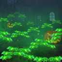 2Pack Solar Bat Garden Lights for Halloween Decorations outdoor,12LED 3D Scary Light up Flying Bats Outside Decor, Solar Bats Path Lights for Home Garden Porch Yard Lawn Halloween Party Gifts Decor