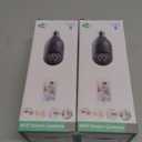 2K Light Bulb Camera Outdoor, 2.4/5GHz Wi-Fi 6 Security Cameras Wireless Outdoor, 360 PTZ Cameras for Home Security with Color Night Vision, AI Human Detection, 2 Way Talk, Easy Installation,2 Packs