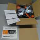 Ronlap Workbench Casters Wheels Kit 920 Lbs Capacity Retractable Casters Set of 4 Heavy Duty Side Mount 3" Lifting Caster Work Table Tool Bench Stepdown Castors Wheels 4 Pack