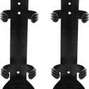 Mobestech Wall Mounted Fire Extinguisher Bracket for Boat and Car Durable Fire Extinguisher Storage Holder 8.26X5.27X2.63In Secure Mount for Vehicle Safety Easy Installation (21.00X6.70X6.70CMx2pcs, Blackx2pcs)