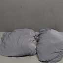 BDDC Table Covers for 8 Foot Tables, Sliver Gray Washable and Wrinkle Resistant Stretch Tablecloths Rectangle 8ft for Events, Wedding, Banquets, Parties, 2 Pieces