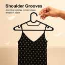 Heavy Duty Plastic Clothes Hangers  50 PCS | Space-Saving, Ideal for Daily Use Design for Shirts, Coats, Dresses, Pants, & Skirts | Durable & Lightweight