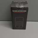 Portable Metal Table Lamp for Indoor/Outdoor ,Rechargeable Cordless LED Lamp, 3-Colour Infinitely Dimming Battery Powered Small Desk Lamp, Restaurant/Bedroom/Bar/Coffee Shop/Camping Light (Black)