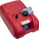 Attwood EPA and CARB Certified 6-Gallon Portable Marine Boat Fuel Tank