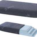 King Adjustable Memory Foam Pillow - 4 Height from 1.2 to 4.8in, CertiPUR-US Cervical Pillow for Neck Pain Relief, Neck Support Pillow for Side Sleepers, Back/Stomach Sleepers, a Removable Cover