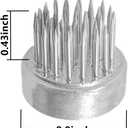 Kenzan Floral Frog 23mm/0.9inch Diameter Ikebana Flower Arranger Holder Stainless Steel Pin for Small Vase (24Pcs)