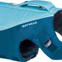 Ruffwear, Float Coat Dog Life Jacket, Premium Buoyancy Swim Vest with Lift Handle, Secure Fit & Reflective Trim, Adjustable Flotation for Swimming, Boating, & Outdoor Adventures, Deep Blue, X-Large