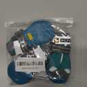 Hcpet Dog Shoes for Dogs, Dog Booties for Dogs, Anti-Slip Dog Boots & Paw Protectors for Hot Pavement Winter Snow Hiking with Reflective Straps Blue Size 2, 4PCS (2 (Width 1.57 inch) for 26-33 lbs)