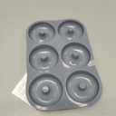 Walfos Donut Pan for Baking - Non-Stick Silicone Doughnut Pan Set, Silicone Donut Mold Heat Resistant, Make Perfect Donut Cake Biscuit Bagels, BPA FREE and Dishwasher Safe, Set of 3 (3 Inch Diameter, 3 Pcs Gray)