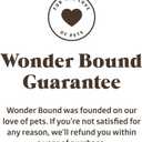Amazon Brand - Wonder Bound Chicken Flavor Dental Sticks for Large Dogs (Over 30 lbs), 6-Ridge Shape for Plaque & Tartar Control, Freshens Breath, Made With Real Chicken, 40 Count (Pack of 1) (EXP 05/22/27)