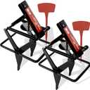 Mole Traps 2 Pack, Scissor Mole Trap That Kill Best Mole Traps for Lawns Ground Easy Step Mole Eliminator Black Coated