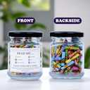 2 x Bible Verses Jar  92 Color-Coded Scriptures, Christian Gift for Women, Men, Friends, Christmas, Sweetest Day, Encouragement & Sympathy