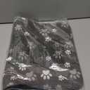 Dog Food Mat, Absorbent Water Bowl Mats Cat Pet Feeding Placemats Dark Gray 12 * 20 inch