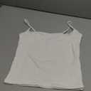SUUKSESS Women Sexy Square Neck Tank Top Summer Y2K Going Out Basic Cami Shirt (Small, Snow White)