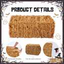 Suzile 1 Pcs Halloween Decorative Straw Bale, 8.1 X X 8.1 x 20.1 Inches