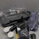 THINKWORK Car Cleaning Kit, Car Detailing Kit Interior Cleaner with High Power Handheld Vacuum, 10 Pcs Detailing Brush and Storage Bag, Gray Auto Interior Cleaning Kit for Men