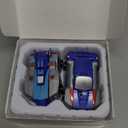 Transforming Dinosaur Toys, 2 in 1 Magnetic Cars Collision Transform into Dino Toys, for Boys Girls Toy Age 2-12, Christmas Birthday Gift(Blue Dragon)