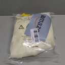 SpaceDresser Basic Rod Pocket Sheer Voile Window Curtain Tiers Ivory 2 Panels 52 Width 84 Inch Long for Kitchen Bedroom Children Living Room Yard(Ivory,52 W x 84 L)