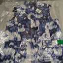 Jones New York Women's Quilted Printed Patch Pocket Vest with S (Large)