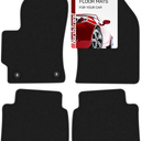 Floor Mats for Toyota Corolla 2012 2013 2014 2015 2016 2017 2018 - Custom 3D Fit - 1st and 2nd Row Set - Rubber Anti-Slip Backing - Heavy Duty 22oz Carpet Mat - All Weather Car Liner Floormats