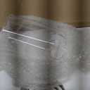 LOUSACE 3 Light Bathroom Vanity Light Brushed Nickel, Bathroom Lighting Fixtures with Clear Glass Shades Over Vanity Mirror, Modern Wall Sconces Fixtures for Bedroom Living Room, E26 Socket