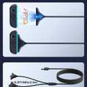 4 x 2 in 1 Switch 2 Charger Cable Compatible with Nintendo Switch 2,NS2 Controller Dual Charger,8.2 Ft,Magnetic, Durable Nylon Plaiting, Joycon 2 Charger for Nintendo Switch 2 Cable