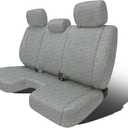 ESMING Front Bench Seat Covers for Toyota Tacoma seat Covers 2005 2006 2007 2008 2009 2010 2011 2012 2013 2014 Heavy Duty Knitted Fabric with Airmesh Breathable Protector Accessories - Gray