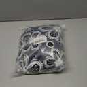 Stretch Dining Chair Covers Set of 6,Floral Print Chair Covers,Soft Removable Washable,Pet Friendly Furniture Protector,Universal Chair Slipcovers for Home, Kitchen,Ceremony Dining Room Seat (Gray Eight-petaled Flowers)