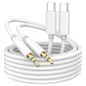 Apple USB-C to 3.5mm Aux Cable, MFi Certified Car Stereo Audio Cord for iPhone 15/16, iPad Pro, MacBook Air/Pro
