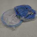 ZIZZ Baby Pool Float with Canopy - 2025 New Inflatable Baby Swim Float with UPF50+Sun Protection, Baby Infant Pool Float with Toy Play Console Adjustable Seat for Toddler Kids Aged 6-36 Months (Blue)