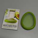 Joie Fresh Stretch Pod Avocado Storage Container, Silicone Food Saver, Keeps Leftover Produce Flavorful and Firm in Fridge, Reusable Kitchen Gadget, Dishwasher Safe, BPA-Free