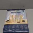 AFINETH Green Flameless Taper Candles with Rmote, 9.6" Real Wax Christmas Battery Operated Candles, 6 Pack Led Candles with 3D Wick, Flickering candlesticks for Home, Wedding, Party, Xmas Decor