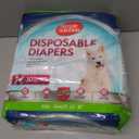 Simple Solution Dog Diapers Female, Dog Diapers, Potty Training, Super Absorbent, Breathable, Wetness Indicator for Urination, 22-37 Inch Waist, (XXL, 30ct)