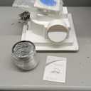 12" Ultra Quiet Bathroom Exhaust Fan with 3000-6500 K LED Light, 1.0 Sone 141 CFM, 10x10 Mount, 1500 LM Ceiling Ventilation Fan, Energy Efficient