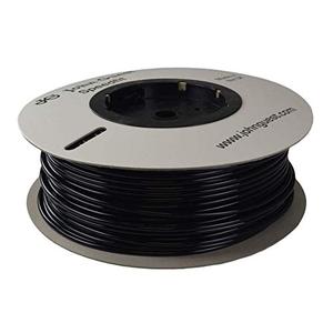 John Guest 1/4 InchLLDPE Tubing, Flexible Water Tubing for Plumbing, Black, PE-08-BI-DF-E